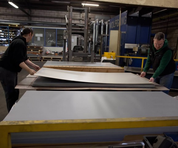 Verbundplatten mit Presstechnik